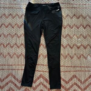 AVIA | Women's Black Athletic‎ Mesh Insert Leggings, M